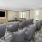 Movie theater with lounge seats